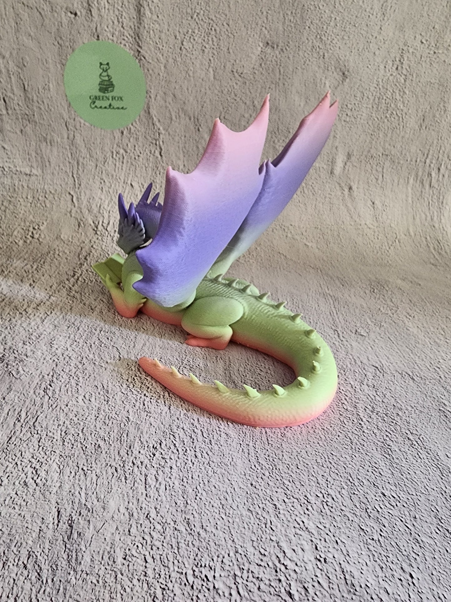 Custom 3D Printed Dragon/Wyrm Kindle/Phone/Tablet Holder