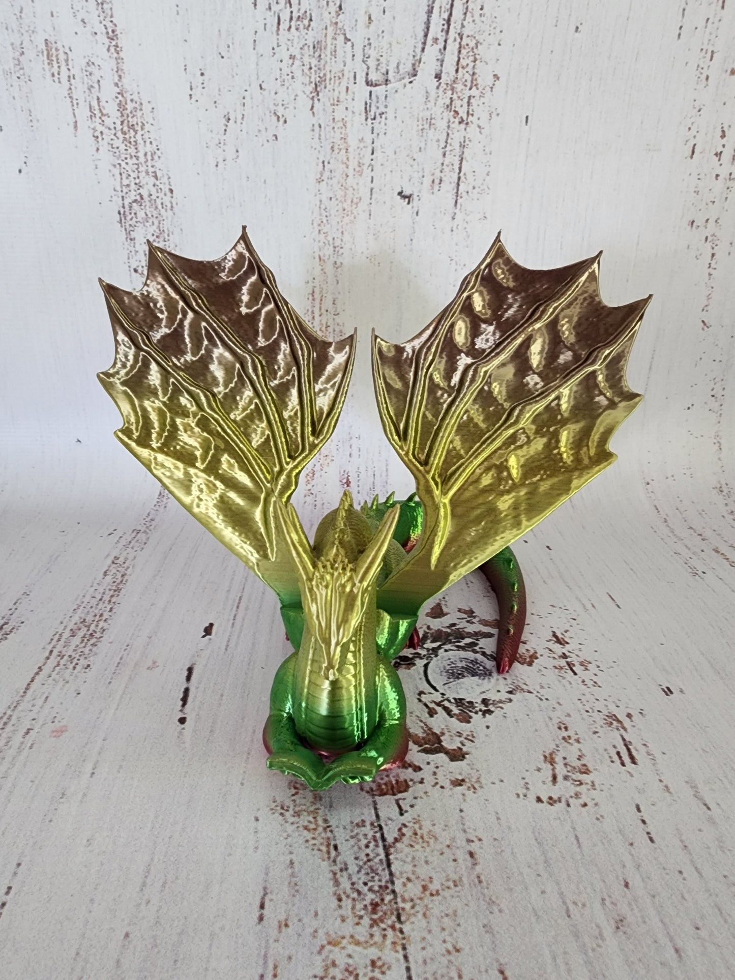 Dragon Wyrm Kindle/Phone/Tablet Holder - In stock colour Green & Gold