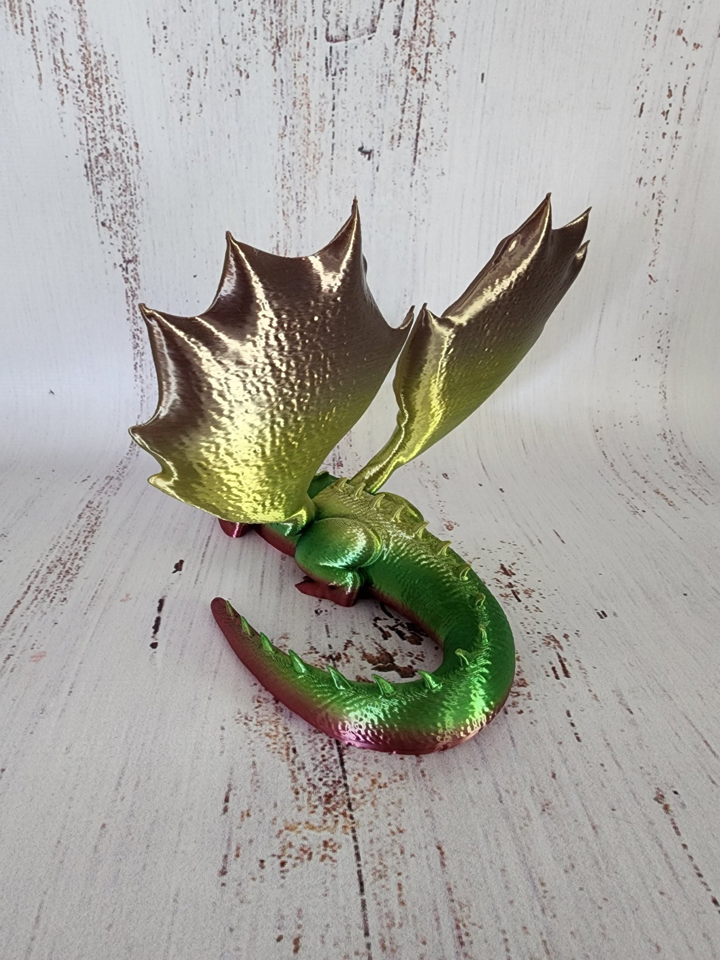 Dragon Wyrm Kindle/Phone/Tablet Holder - In stock colour Green & Gold