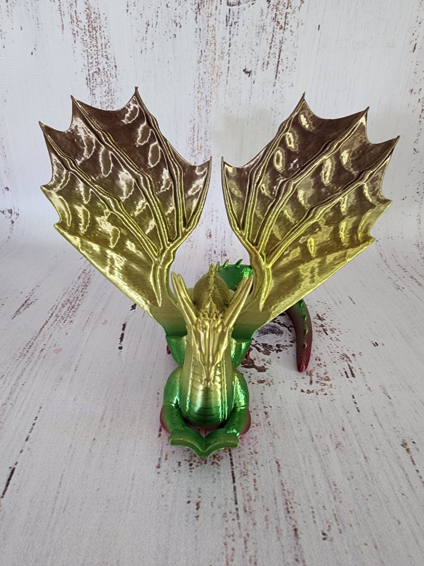 Dragon Wyrm Kindle/Phone/Tablet Holder - In stock colour Green & Gold