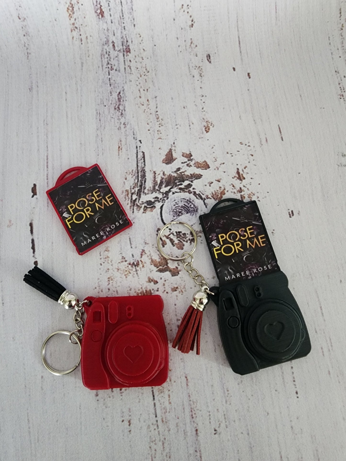 Custom Polaroid Instax Camera Keyrings with Slide