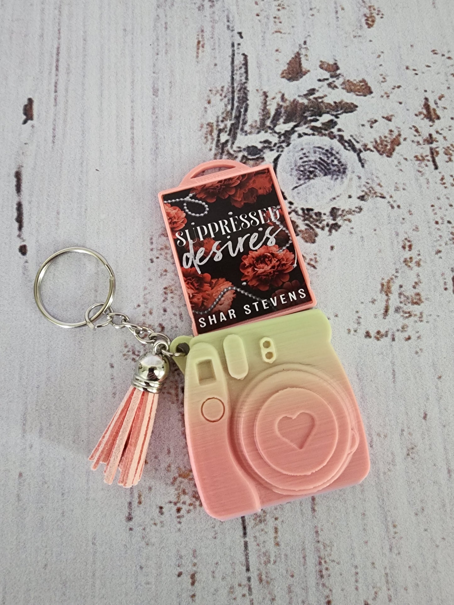 Custom Polaroid Instax Camera Keyrings with Slide
