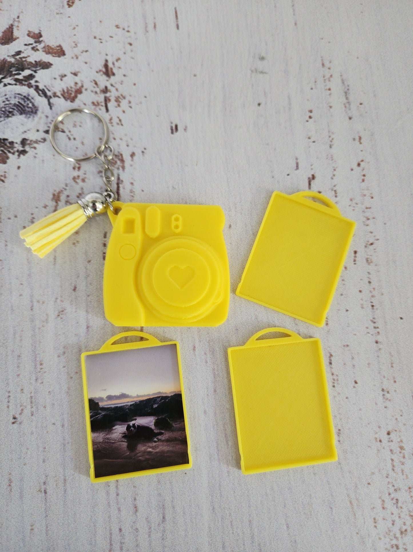 Custom Polaroid Instax Camera Keyrings with Slide