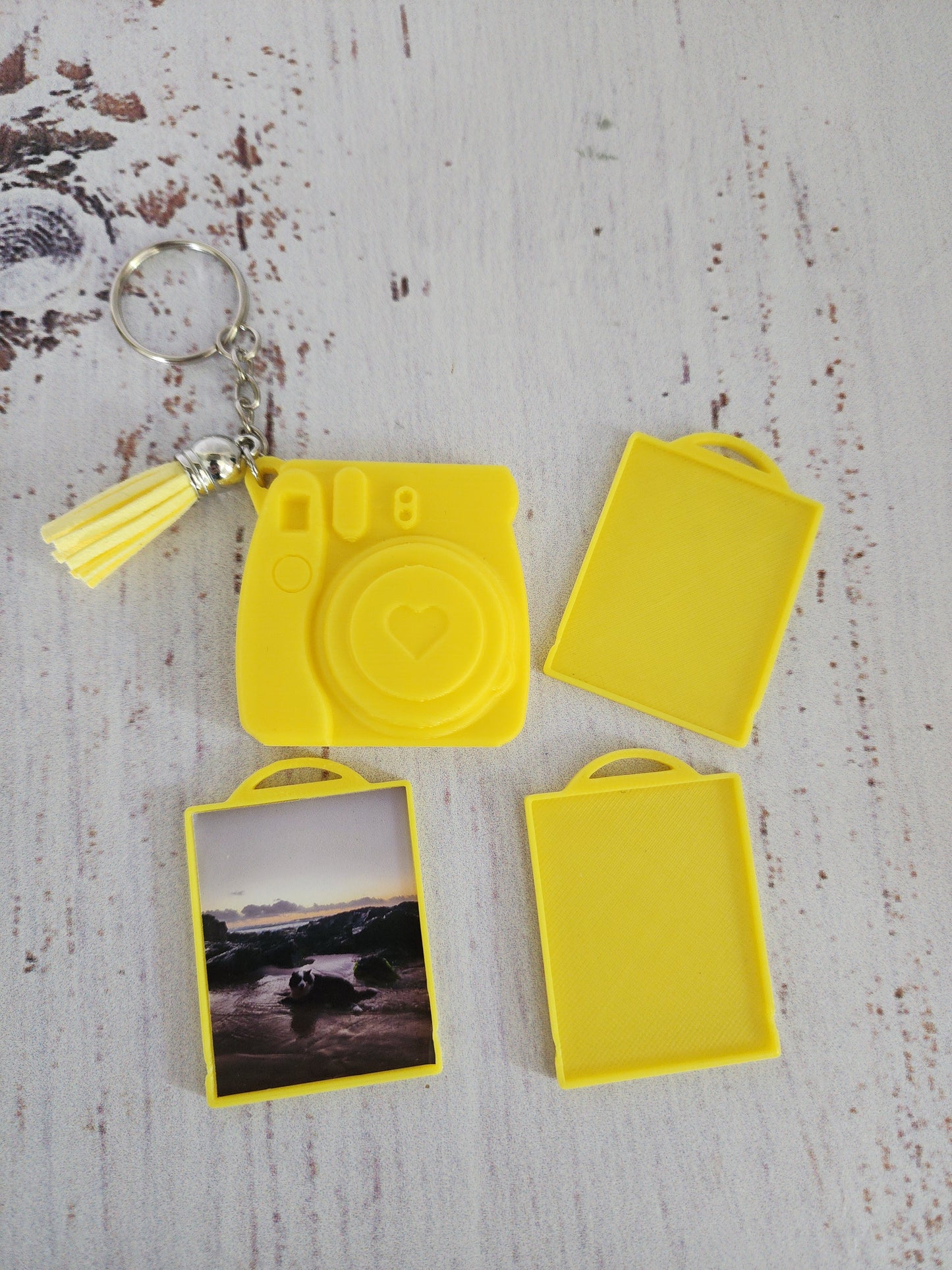 Custom Polaroid Instax Camera Keyrings with Slide