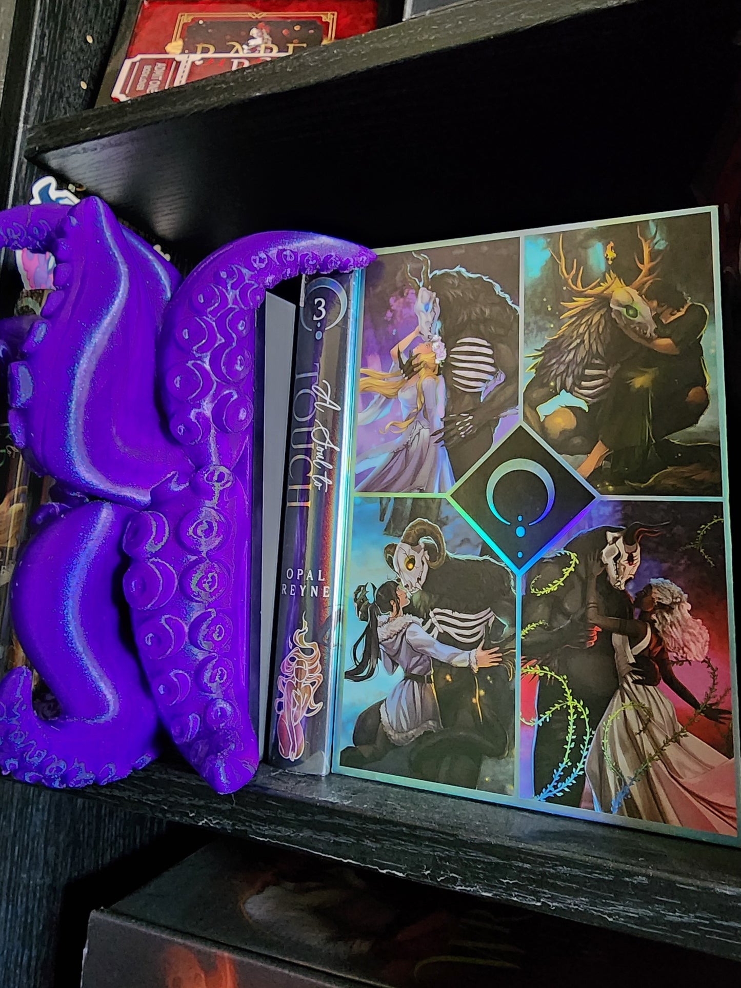 Calling All Monster Romance Lovers! 3D Printed Tentacle Book Nook