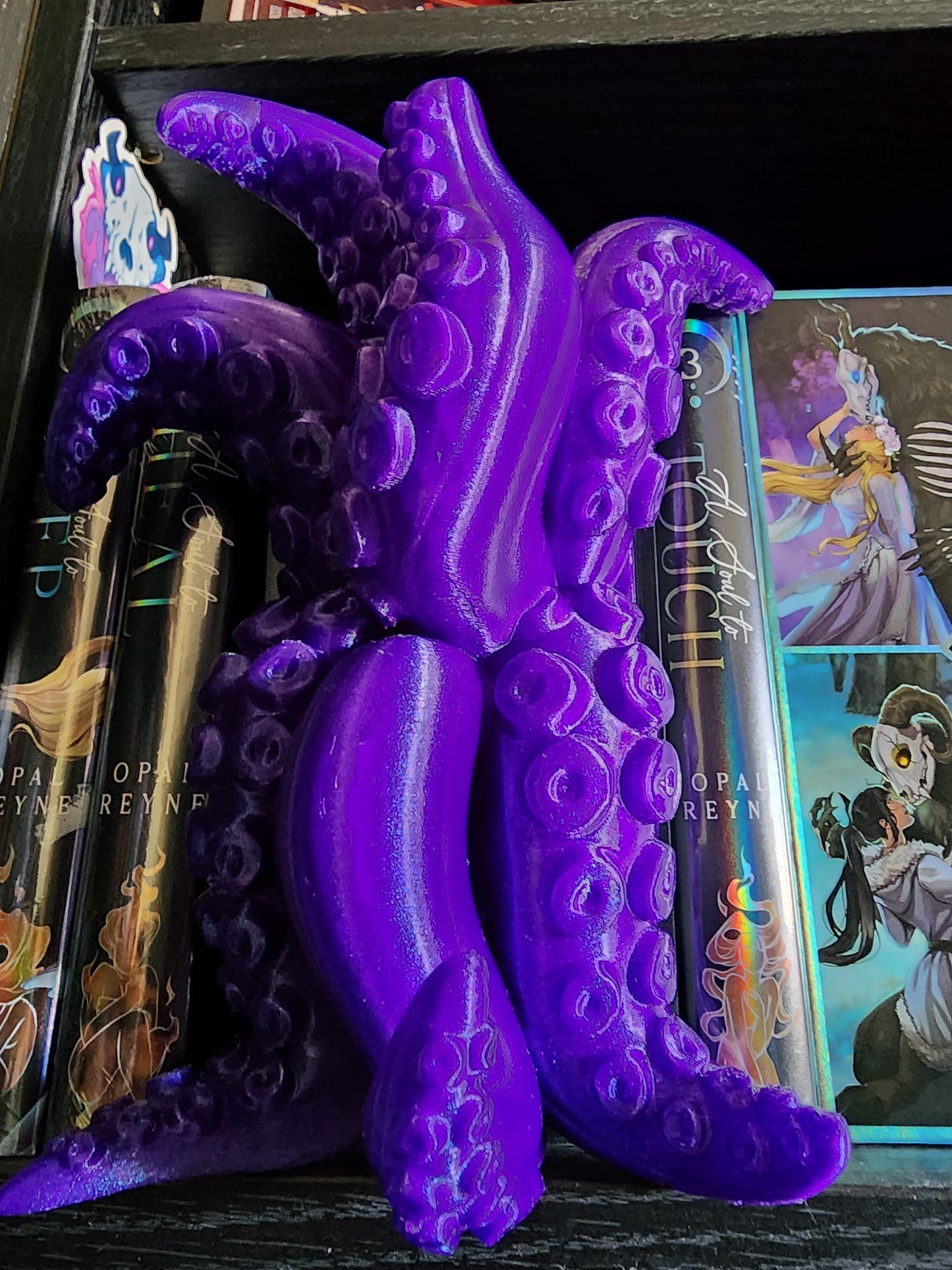 Calling All Monster Romance Lovers! 3D Printed Tentacle Book Nook