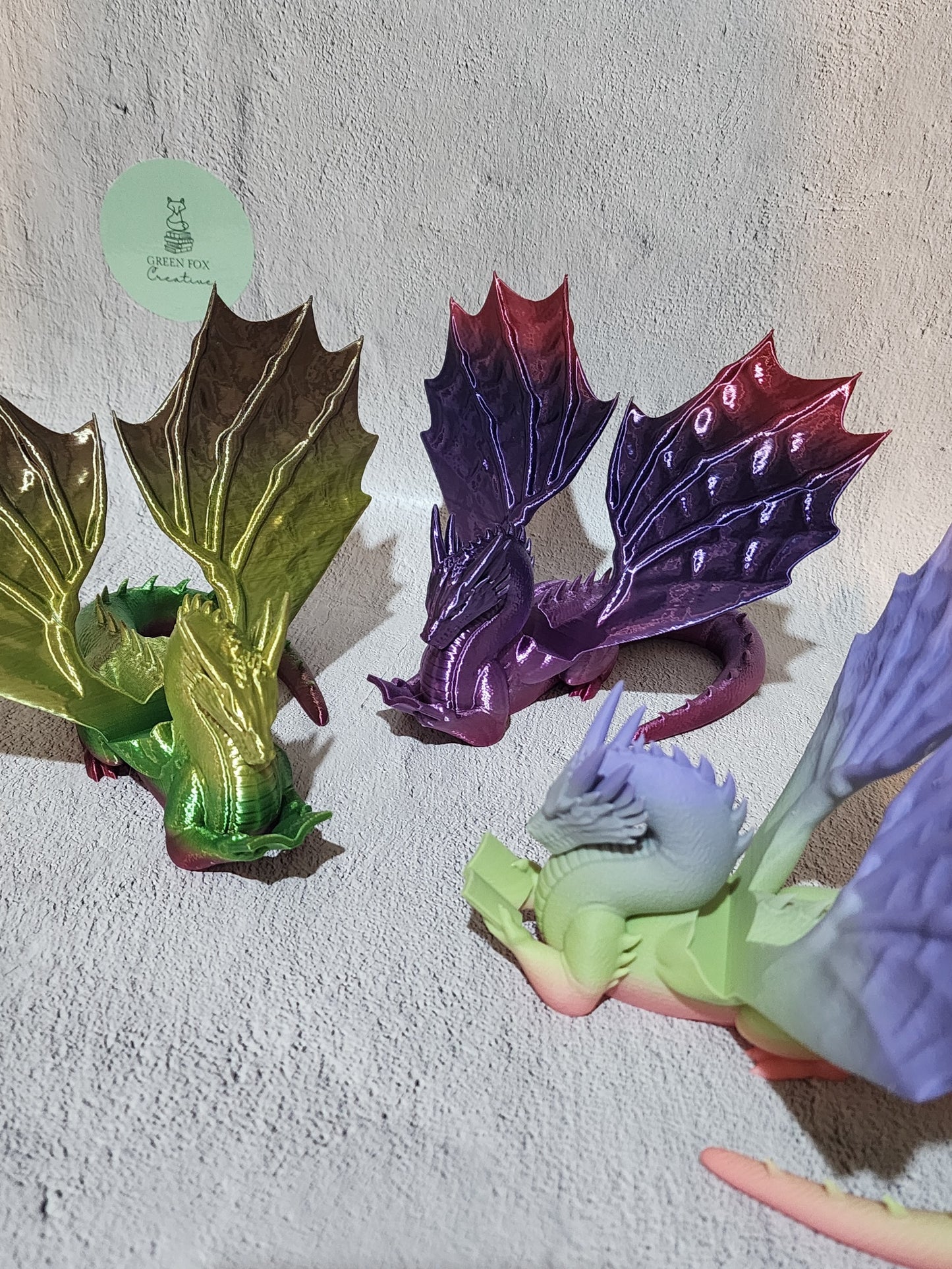 Custom 3D Printed Dragon/Wyrm Kindle/Phone/Tablet Holder